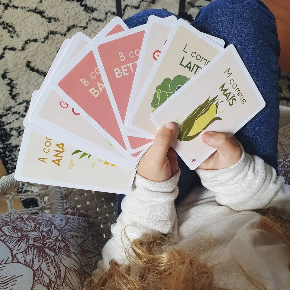 j-apprends-l-alphabet-jeu-cartes-fruits-l-gumes-65-cartes image 2