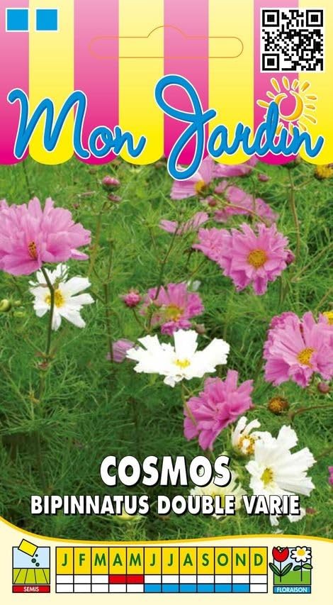 graines-bocquet-double-vari-graines-de-cosmos-1-g-fleur-annuelle image 1