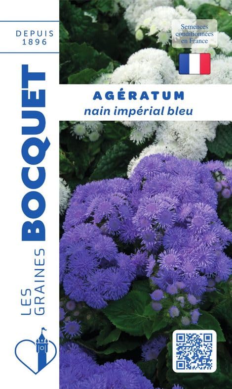 graines-bocquet-ag-ratum-nain-imp-rial-bleu-fleurs-0-4-g image 1