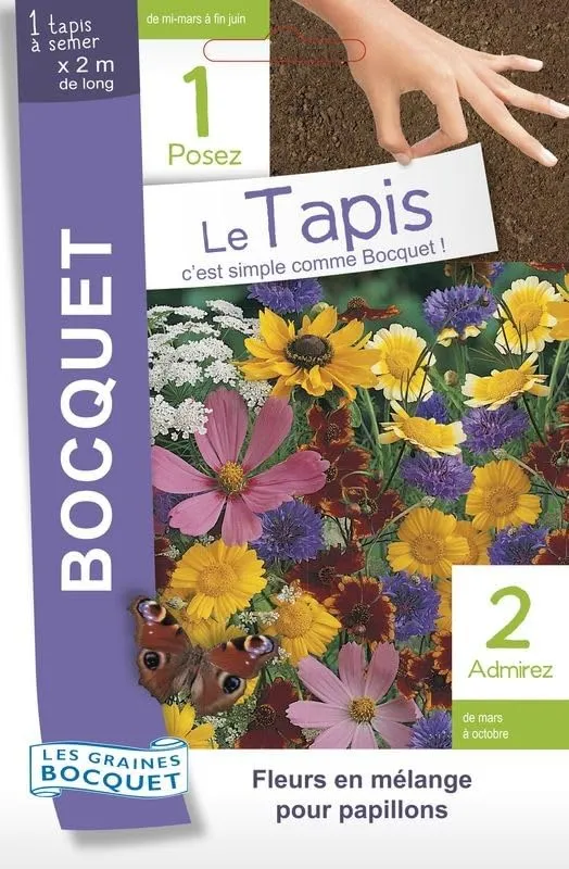 graines-bocquet-fleurs-papillons-tapis-de-semis-15-g image 1