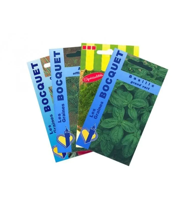 graines-bocquet-lot-plantes-aromatiques-salades-graines-9-5-g-4-sachets image 1