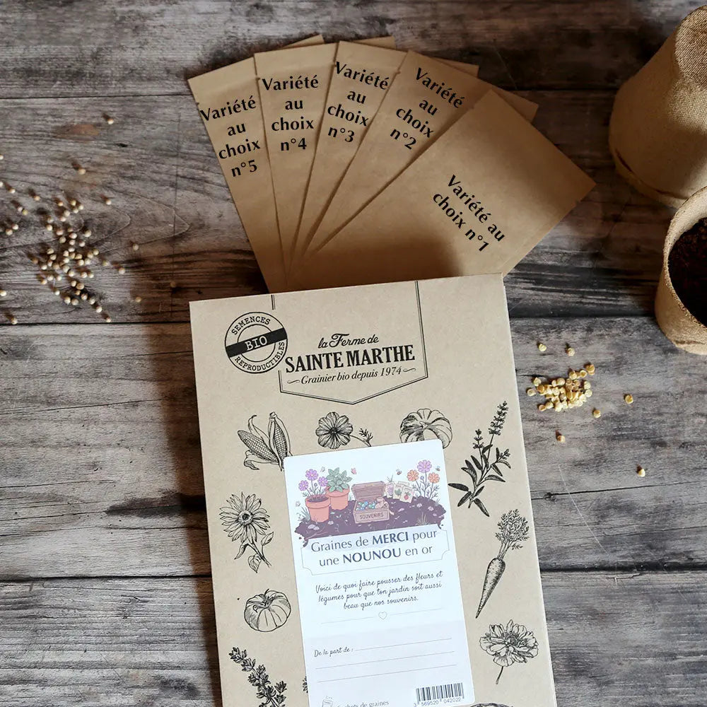 ferme-de-sainte-marthe-pochette-remerciement-nounou-coffret-graines-5-sachets image 1