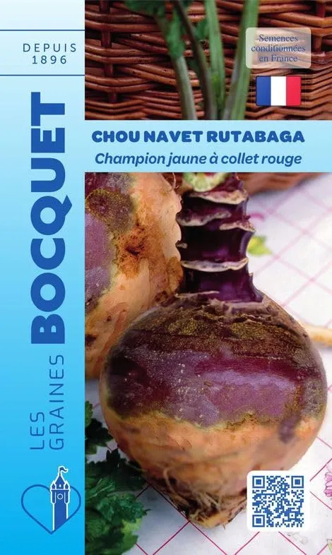 graines-bocquet-rutabaga-champion-jaune-collet-rouge-graines-10-g image 1