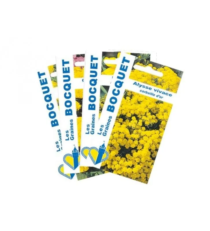 graines-bocquet-fleurs-jaunes-lot-4-sachets-3-7-g-exposition-soleil image 1