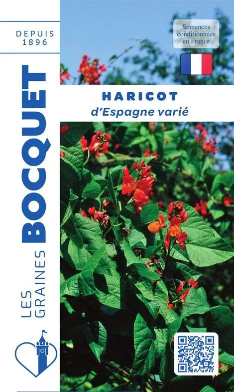 graines-bocquet-haricot-d-espagne-m-lange-graines-fleurs-15-g image 1