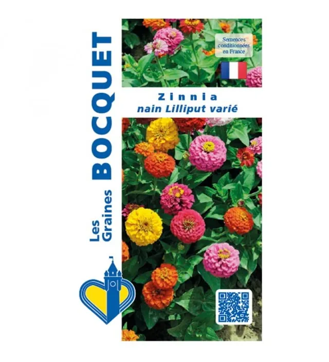 graines-bocquet-zinnia-double-nain-lilliput-graines-fleurs-2-g image 1