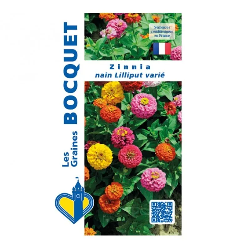 graines-bocquet-zinnia-double-nain-lilliput-graines-fleurs-2-g image 1
