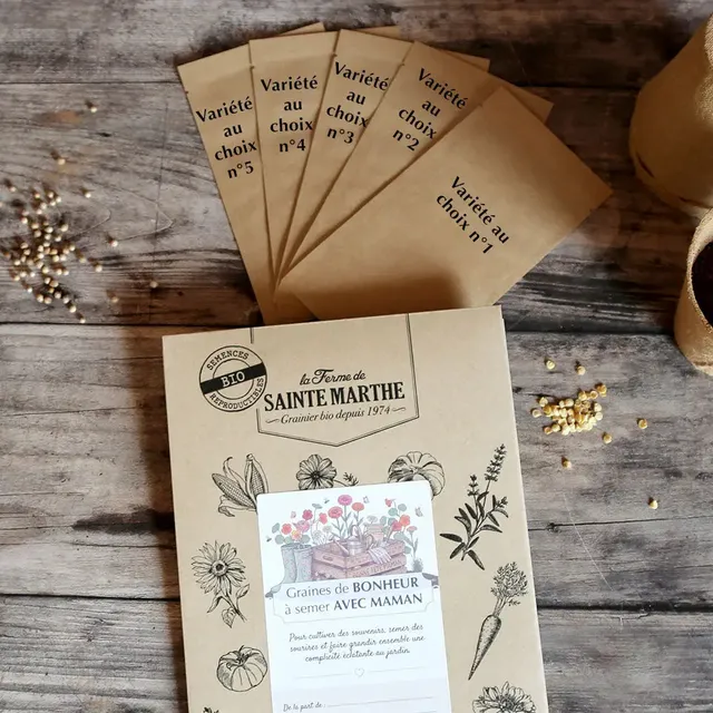 ferme-de-sainte-marthe-pochette-bonne-f-te-maman-coffret-graines-5-sachets image 1