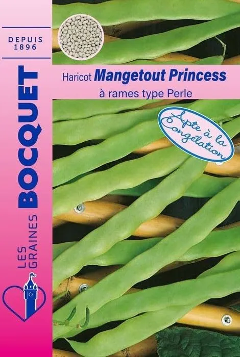 graines-bocquet-princess-graines-de-haricot-rames-100-g-mangetout image 1