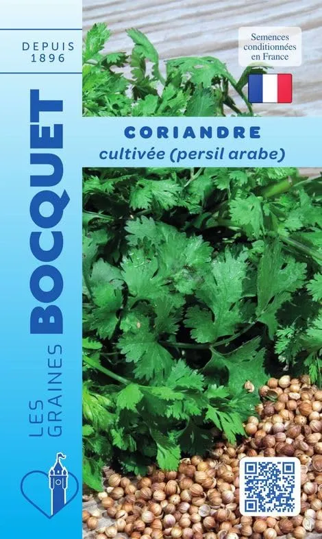 graines-bocquet-coriandre-cultiv-e-graines-aromatiques-5g-feuille image 1
