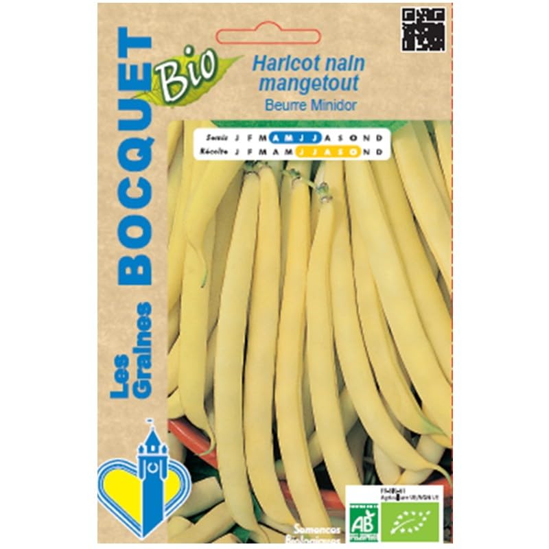 graines-bocquet-minidor-haricot-nain-beurre-bio-60-g-mangetout image 1