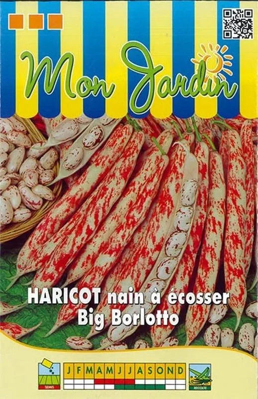 graines-bocquet-haricot-big-borlotto-sachet-graines-150-g image 1
