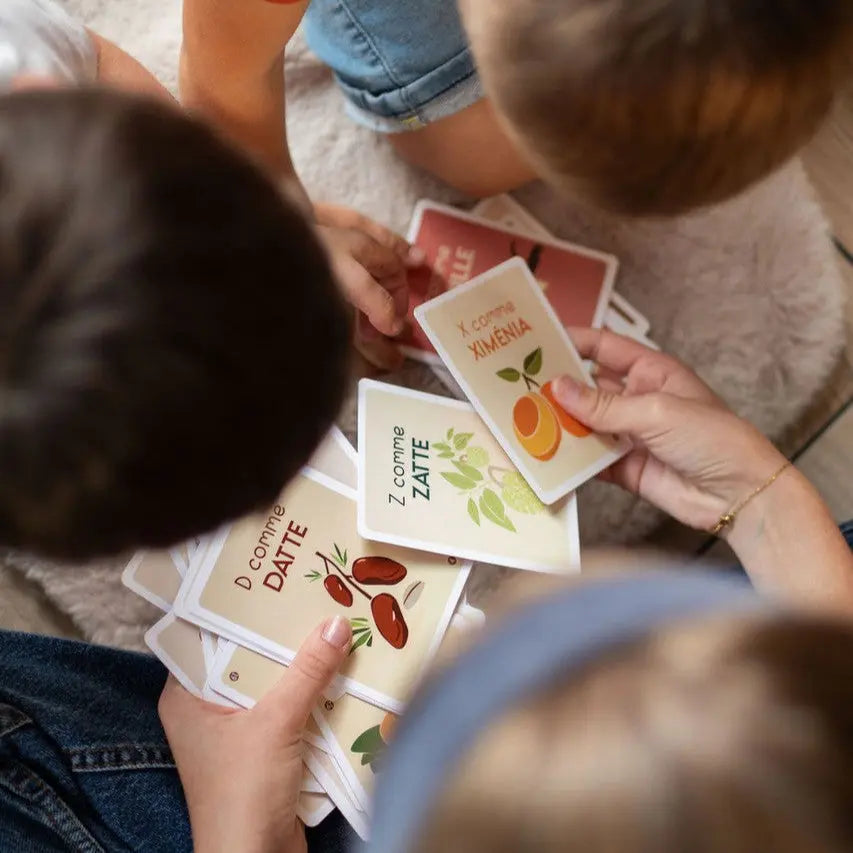 j-apprends-l-alphabet-jeu-cartes-fruits-l-gumes-65-cartes image 4